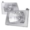 Spec-D Tuning 92-06 Ford Econoline Euro Headlight Chrome Housing LH-ECON92-ABM - alternate 1